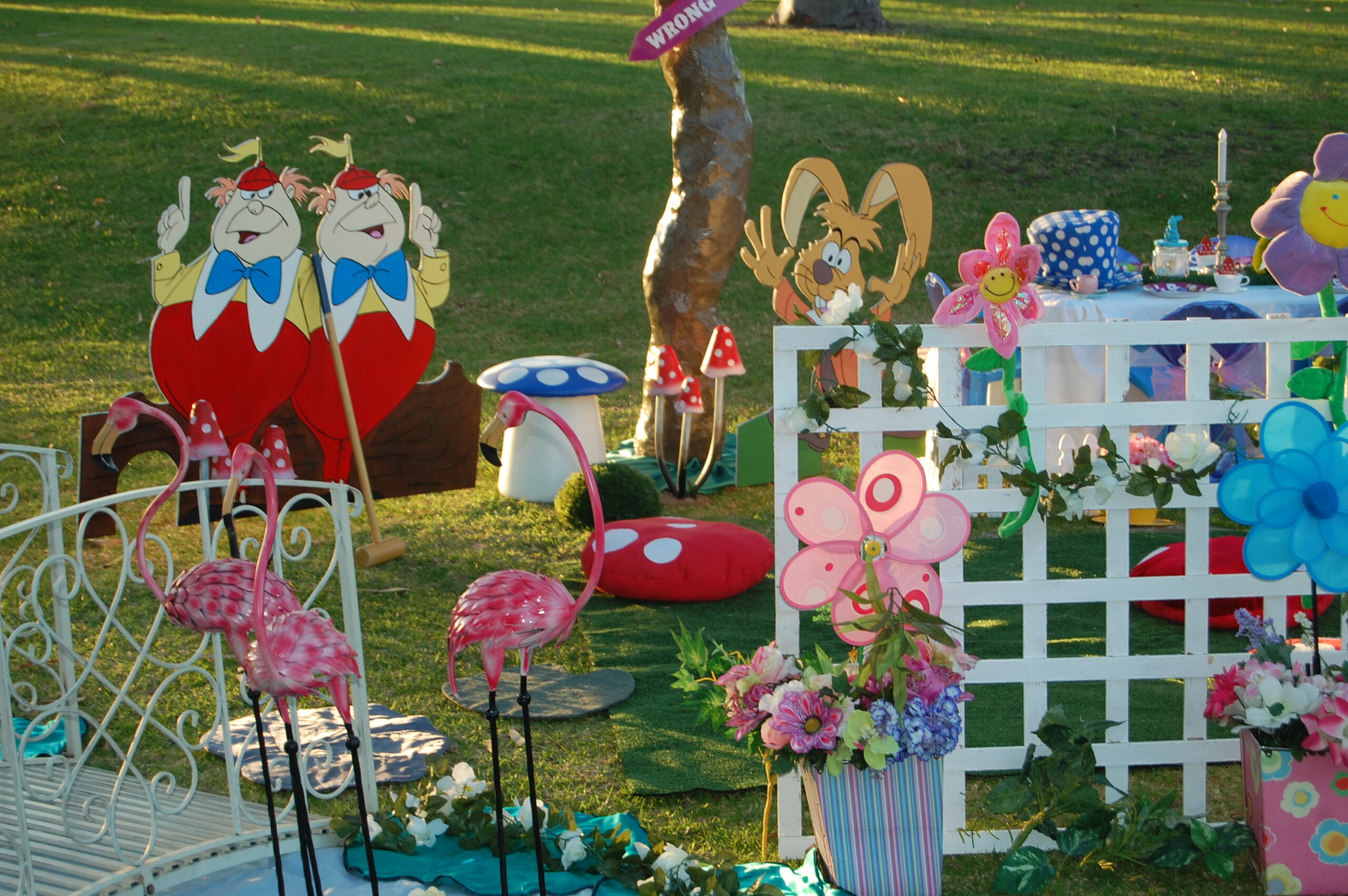 Alice in Wonderland Garden - Wish Upon a Party